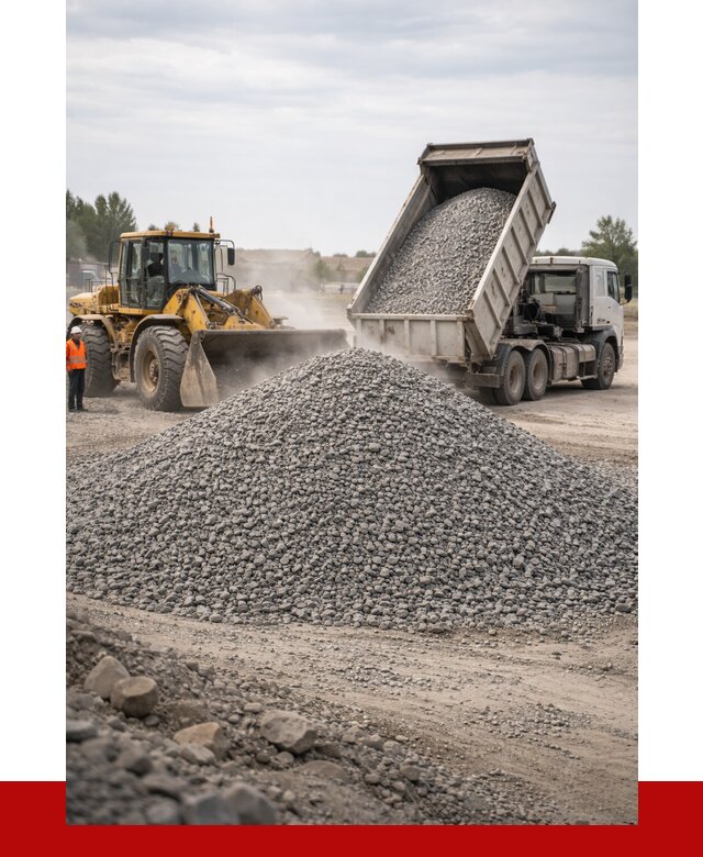 Купить щебень с доставкой в Брянске от 2688 руб. | ПРОНЕРУДБнк