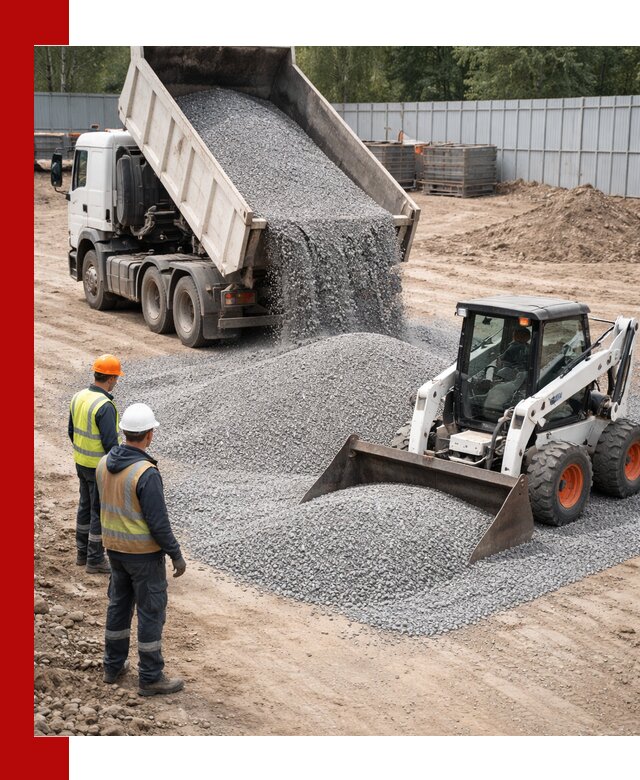 Доставка и продажа гранитного щебня фракции 0-5 в Брянске