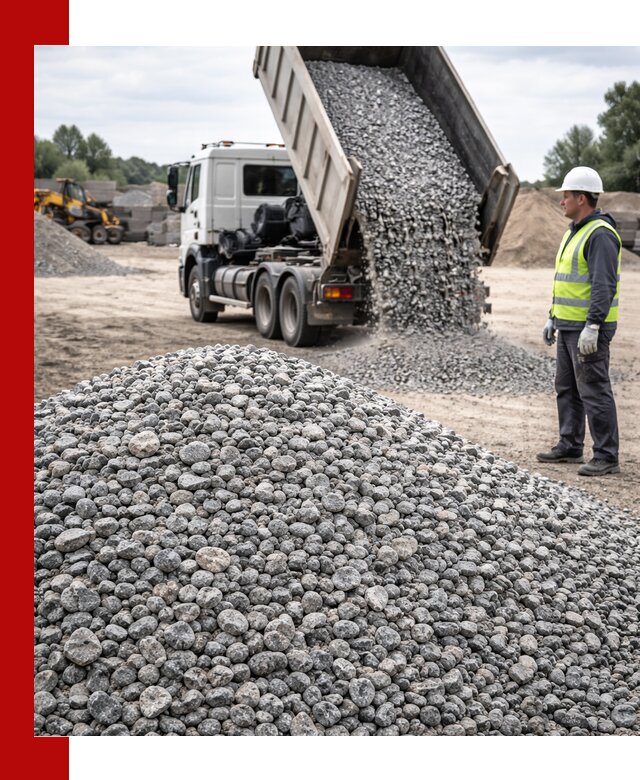 Доставка и продажа гранитного щебня фракции 5-20 в Брянске