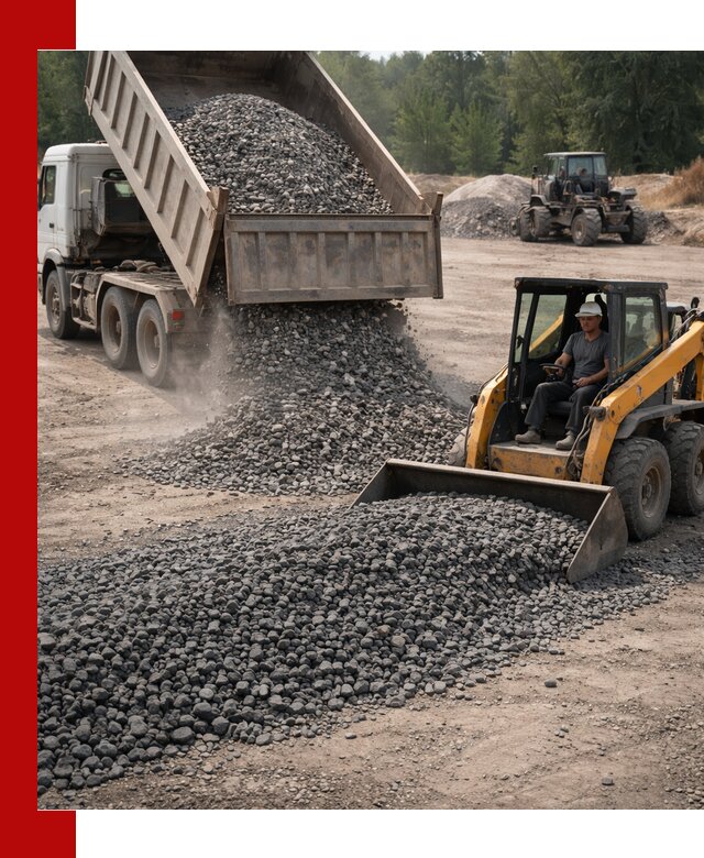 Гранитный щебень фракция 40-70 с доставкой в Брянске