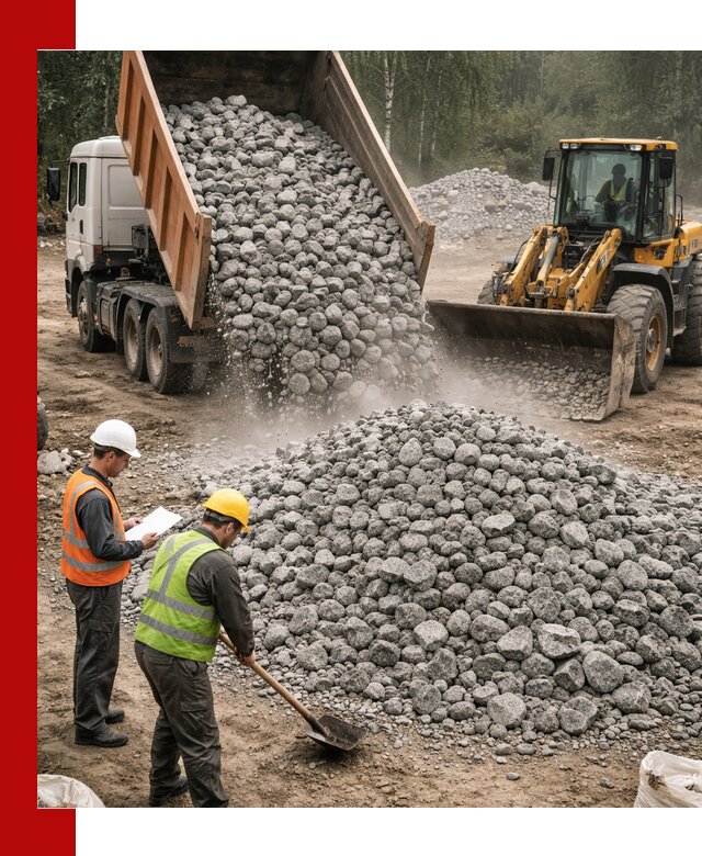 Гранитный щебень фракция 70-150 доставка в Брянске