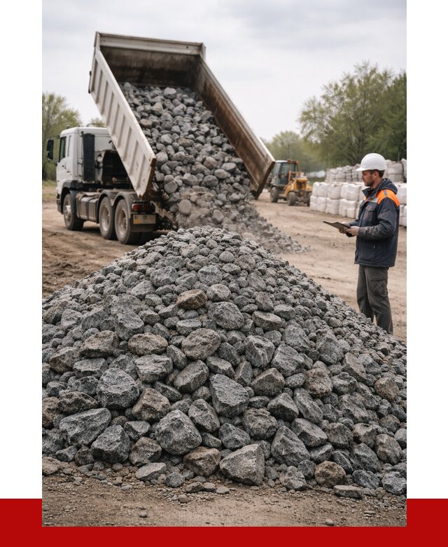 Гранитный щебень фракция 100-200 в Брянске от 4515 р. ПРОНЕРУДБнк