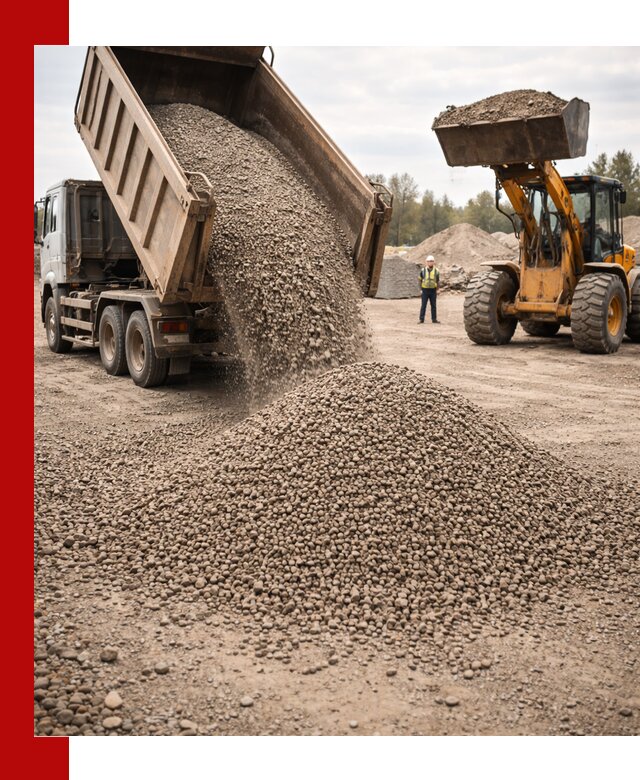 Гравийный щебень фракция 3–10 с доставкой в Брянске