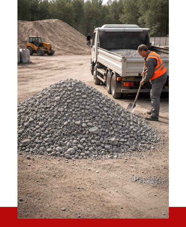 Гравийный щебень фракция 5-10 в Брянске от 2365 р. | ПРОНЕРУДБнк