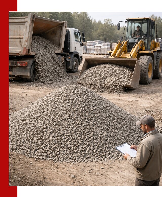 Гравийный щебень фракция 5–10 с доставкой в Брянске