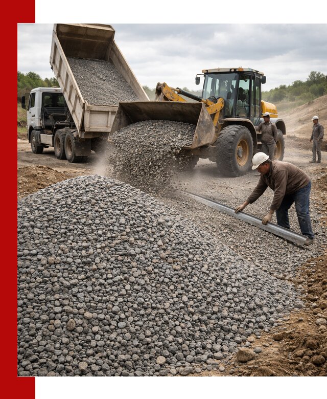 Гравийный щебень фракция 5-20 с доставкой в Брянске
