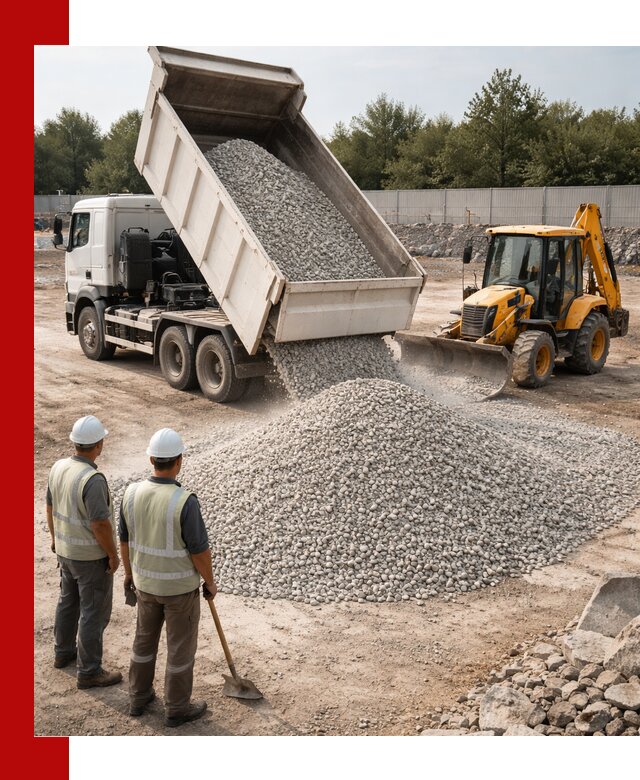 Купить известняковый щебень фракции 5–10 мм с доставкой в Брянске