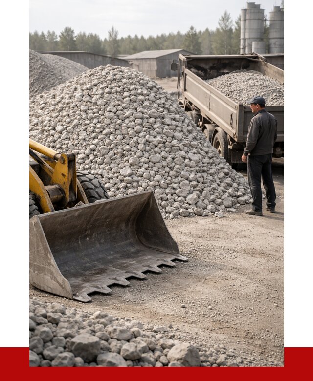 Известняковый щебень фракция 40-70 в Брянске от 4515 р. | ПРОНЕРУДБнк