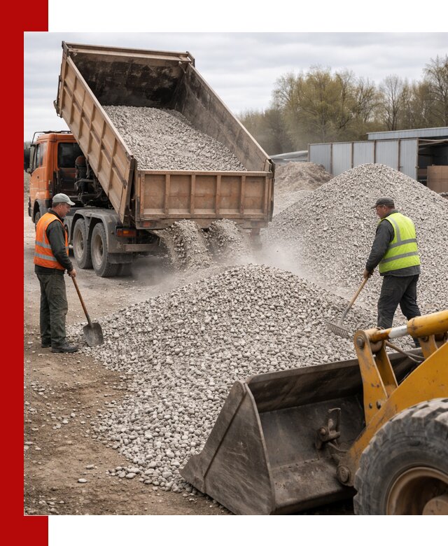 Доломитовый щебень фракции 5-20 с доставкой в Брянске