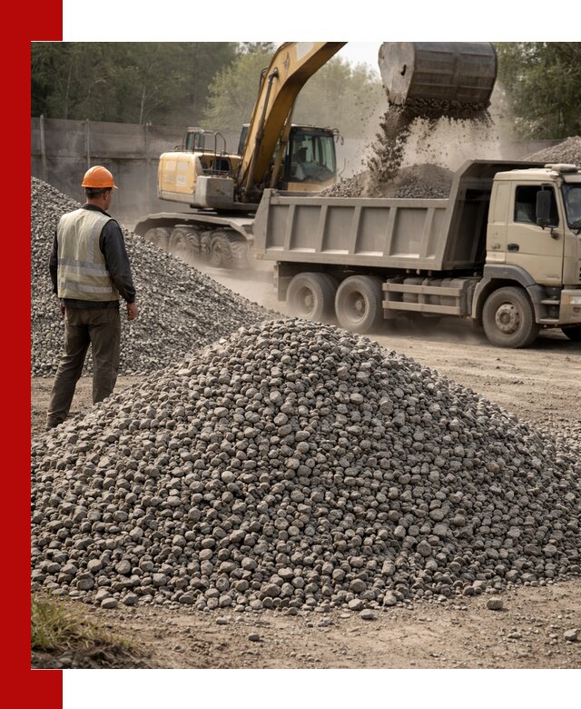 Шлаковый щебень фракция 5-20 с доставкой в Брянске