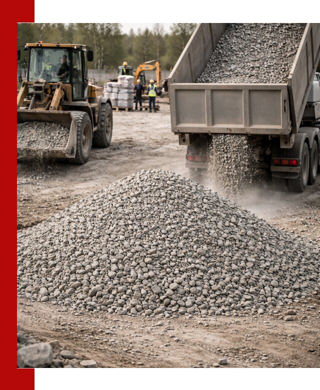 Вторичный щебень фракции 5-20 в Брянске — доставка и продажа крупнотоннажно