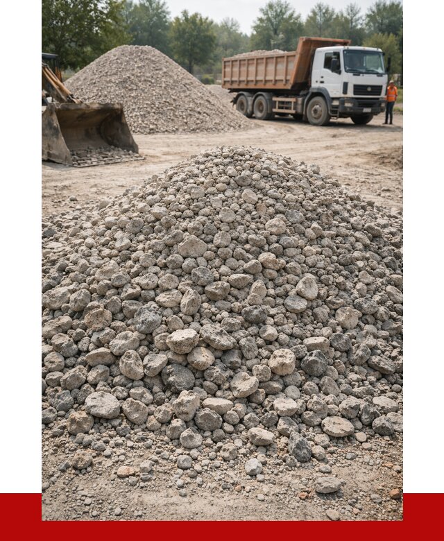 Вторичный щебень фракция 20-40 в Брянске от 2365 р ПРОНЕРУДБнк