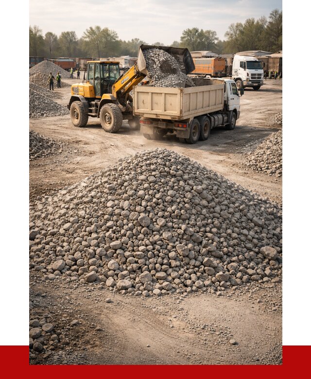 Вторичный щебень фракция 40-70 в Брянске от 1871 р, ПРОНЕРУДБнк