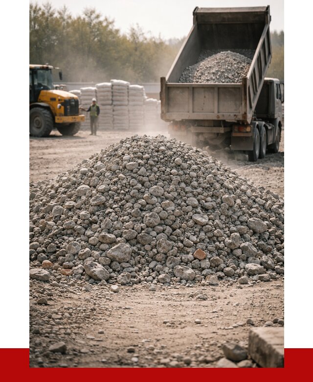 Вторичный щебень фракция 70-150 в Брянске от 1505 р. | ПРОНЕРУДБнк