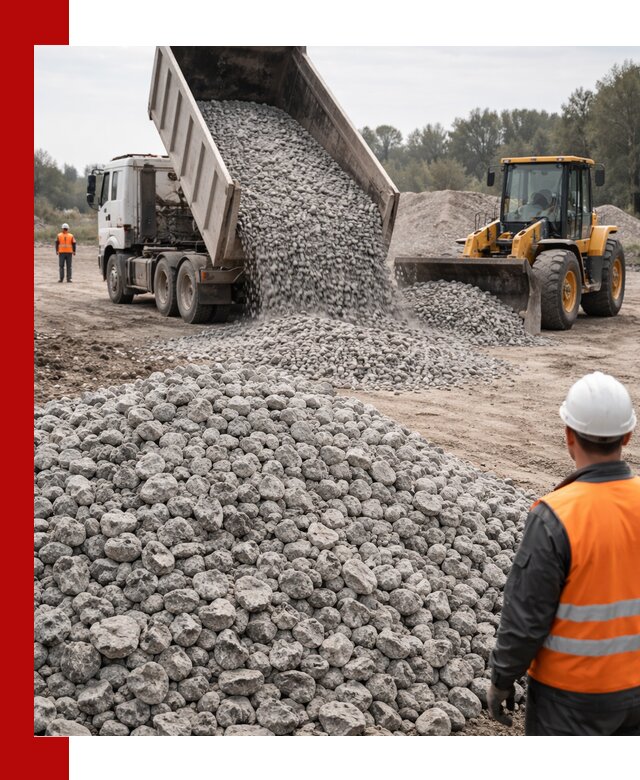 Доставка бетонного щебня фракции 20-40 в Брянске