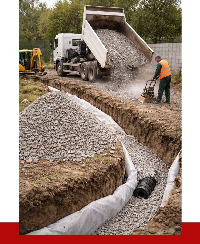 Щебень для дренажа в Брянске от 1989 р., ПРОНЕРУДБнк доставка