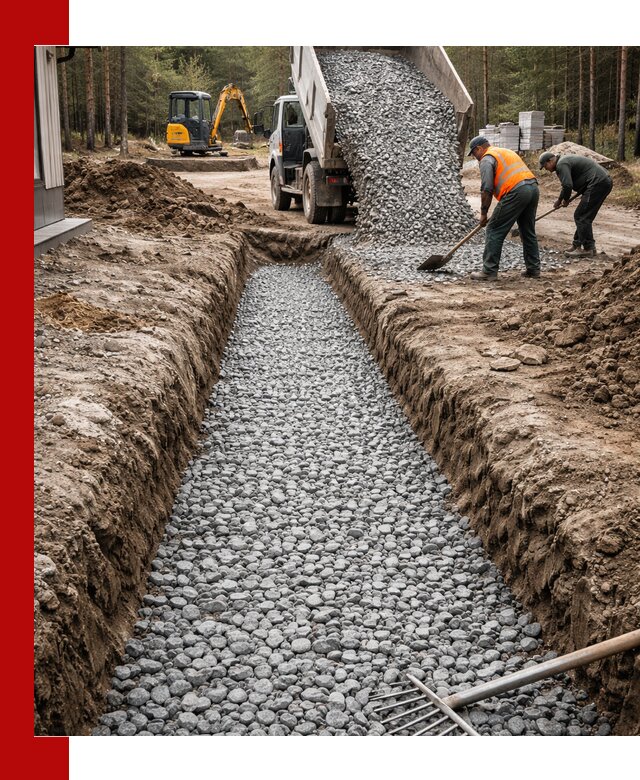 Щебень для дренажа с доставкой в Брянске высокого качества