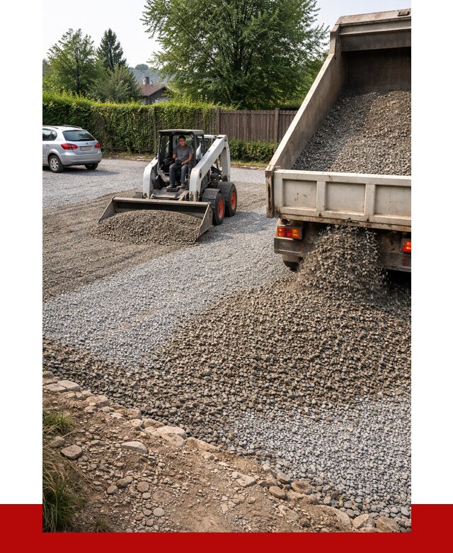 Щебень для парковки в Брянске с доставкой от 1290 р.| ПРОНЕРУДБнк