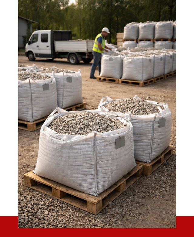 Щебень в мешках с доставкой в Брянске от 4515 р. | ПРОНЕРУДБнк