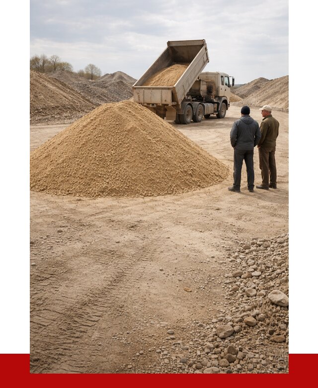 Карьерный песок крупнозернистый в Брянске от 9138 р | ПРОНЕРУДБнк