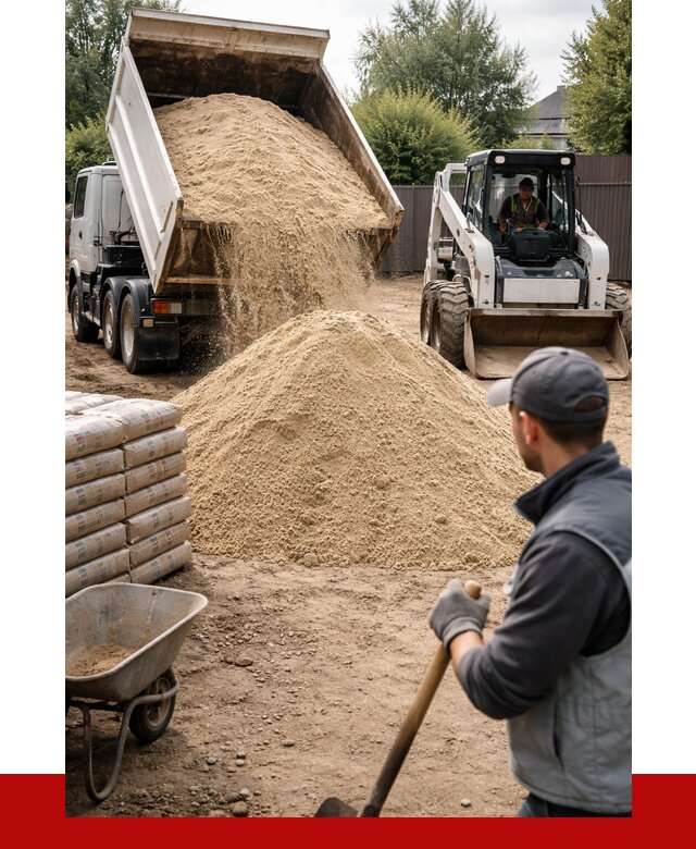 Мытый речной песок с доставкой в Брянске от 1559 р. | ПРОНЕРУДБнк