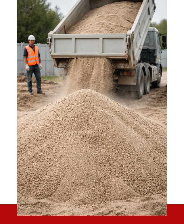 Купить сеяный песок с доставкой в Брянске от 2365 р ПРОНЕРУДБнк