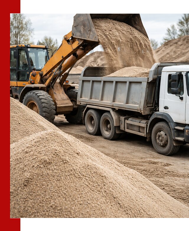 Доставка сеяного песка в Брянске оптом и в розницу