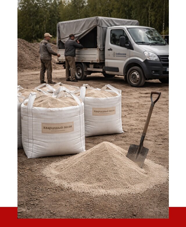 Кварцевый песок для пескоструя в Брянске от 4838 р. | ПРОНЕРУДБнк