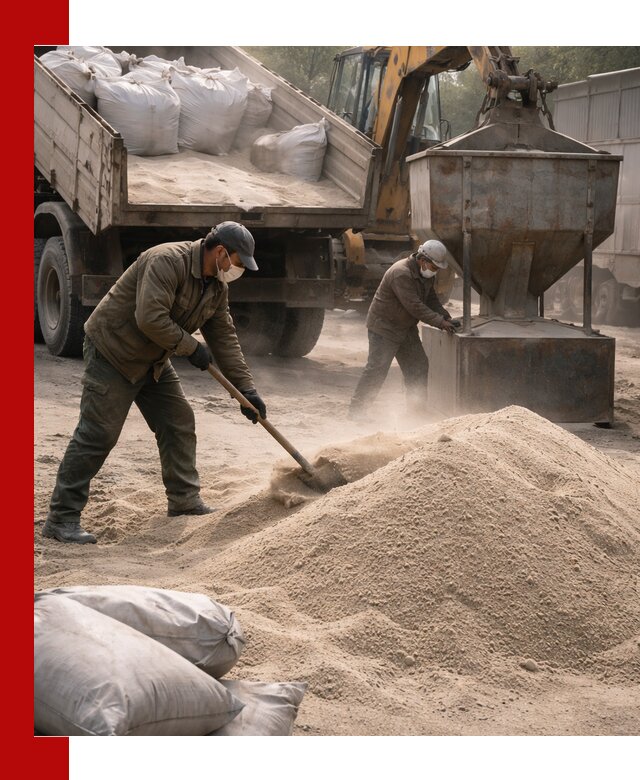 Кварцевый песок для пескоструя в Брянске — доставка и качество