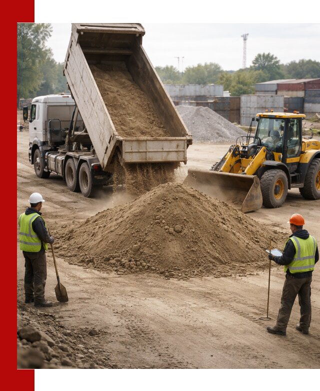 Доставка и продажа пескогрунта оптом и в розницу в Брянске