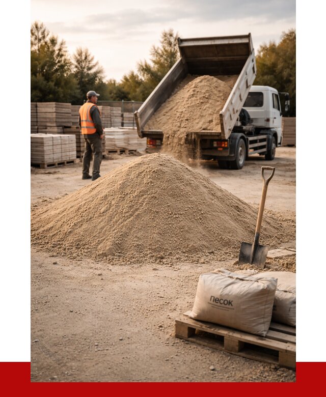 Купить сухой песок в Брянске с доставкой от 2580 р. | ПРОНЕРУДБнк