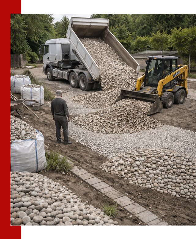 Доставка морской гальки оптом и в розницу в Брянске