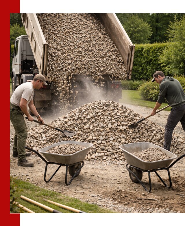 Доставка и продажа декоративной гальки в Брянске