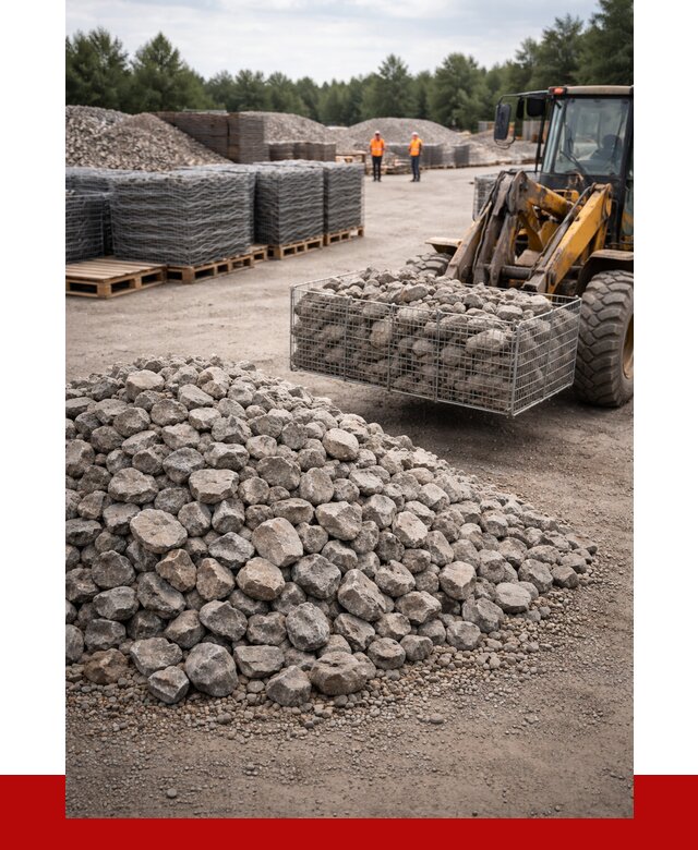 Камень для габионов фракция 70-150 в Брянске от 4515 р. | ПРОНЕРУДБнк