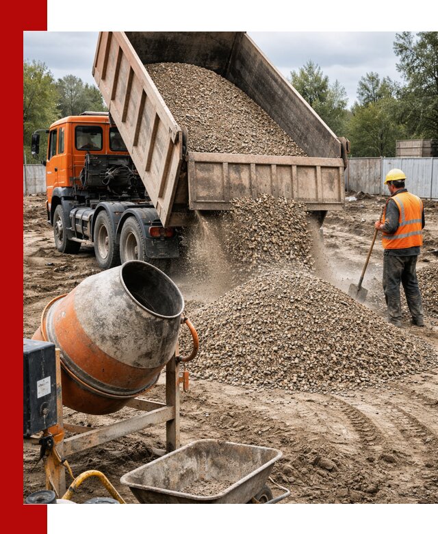 Опгс для бетона с доставкой самосвалом в Брянске от производителя