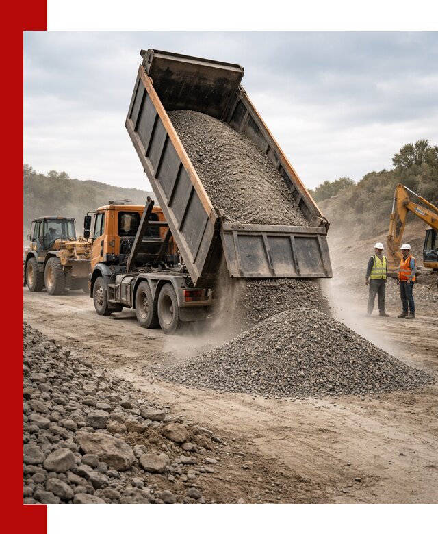 Щебёночно-песчаная смесь ЩПС С1 с доставкой в Брянске