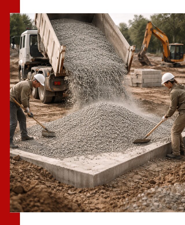 Доставка и продажа отсева для бетона в Брянске