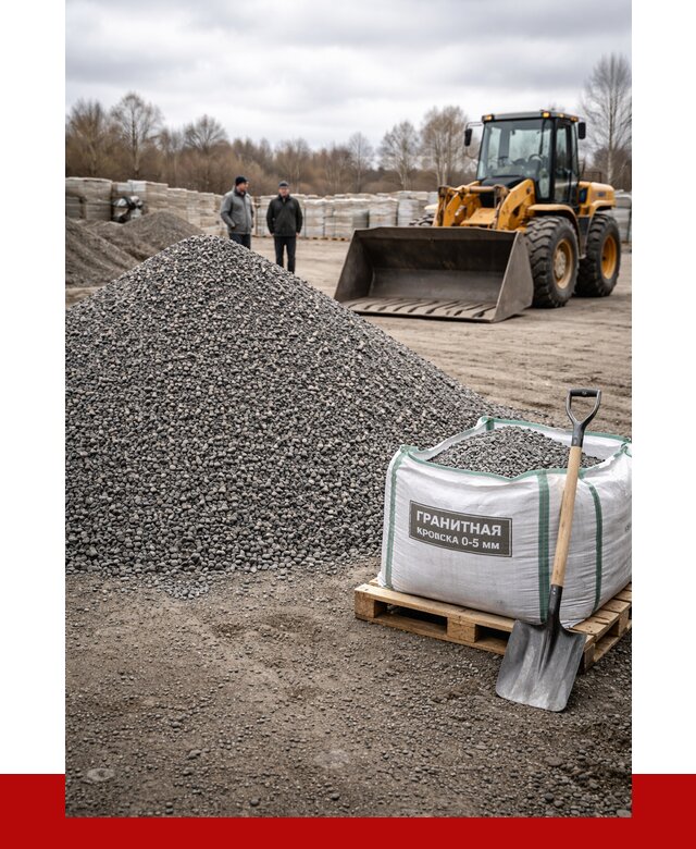 Купить гранитную крошку в Брянске от 5160 р. с доставкой | ПРОНЕРУДБнк