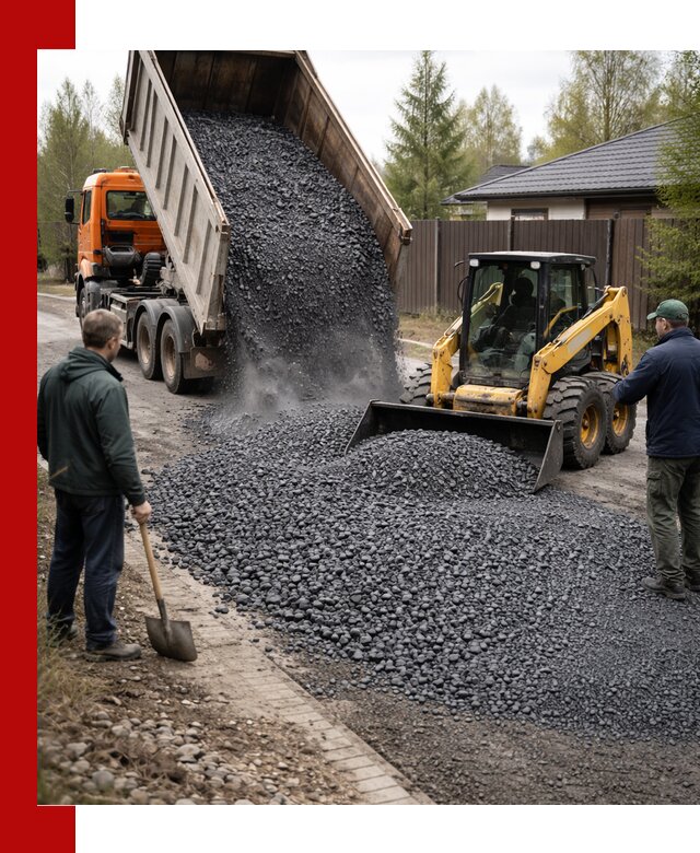 Крошка габбро с доставкой в Брянске для строительных работ