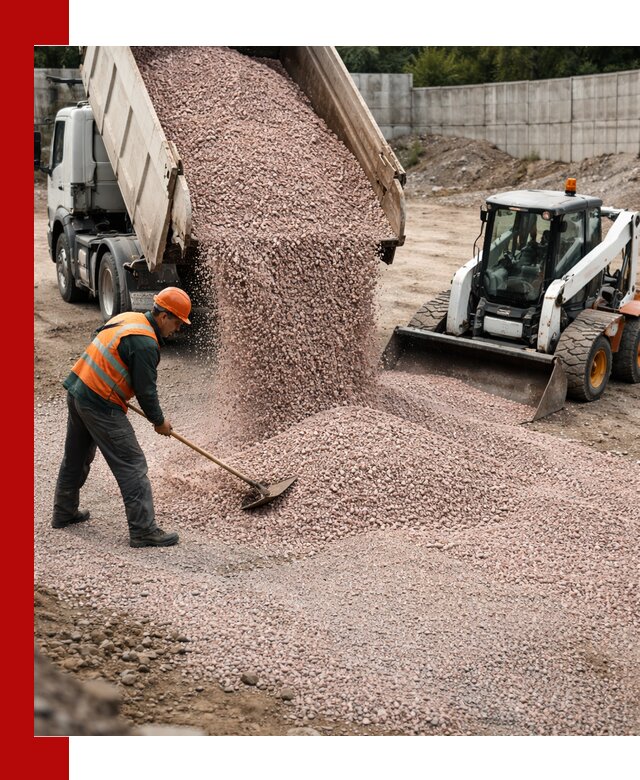 Крошка розовый гранит с доставкой в Брянске от производителя