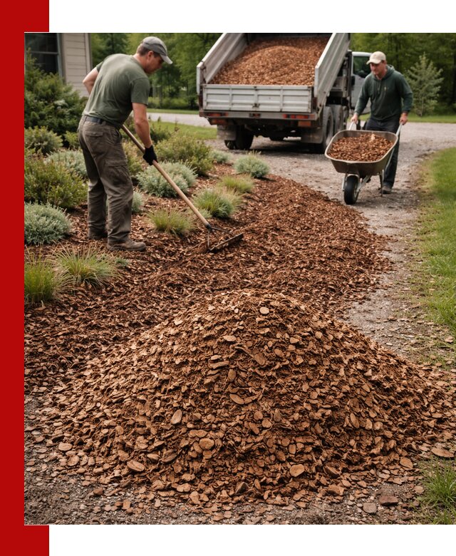 Крошка для мульчирования с доставкой в Брянске