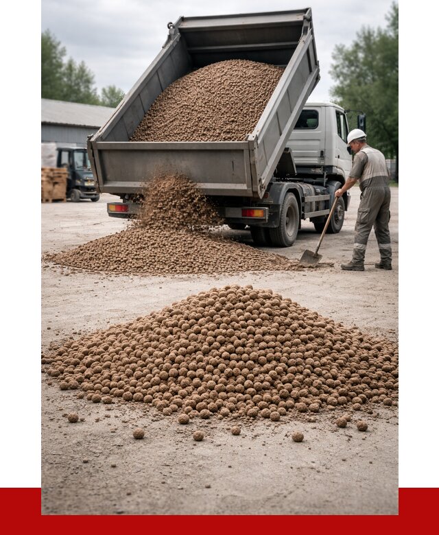 Керамзит с доставкой в Брянске от 4515 р. за м3 | ПРОНЕРУДБнк