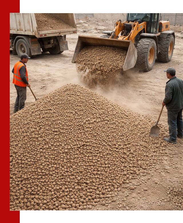 Керамзит фракция 10-20 с доставкой в Брянске