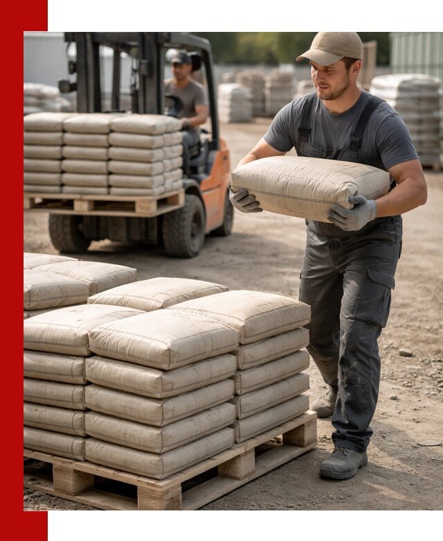 Доставка цемента в мешках оптом и в розницу в Брянске