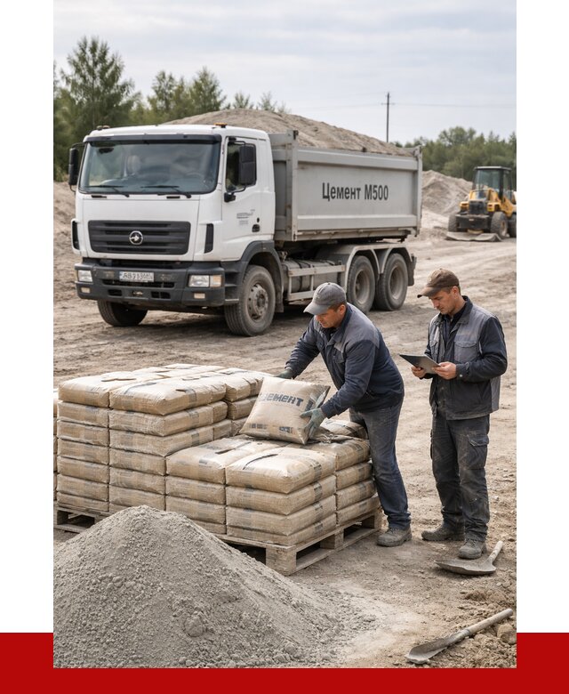 Купить цемент м500 с доставкой в Брянске от 5591 р. | ПРОНЕРУДБнк