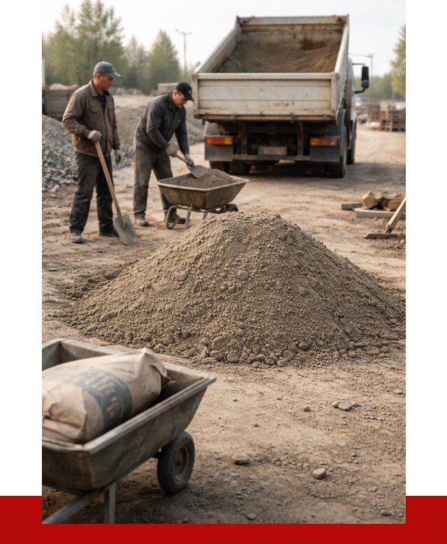 Цементно-песчаная смесь М150 в Брянске от 5053 р. | ПРОНЕРУДБнк