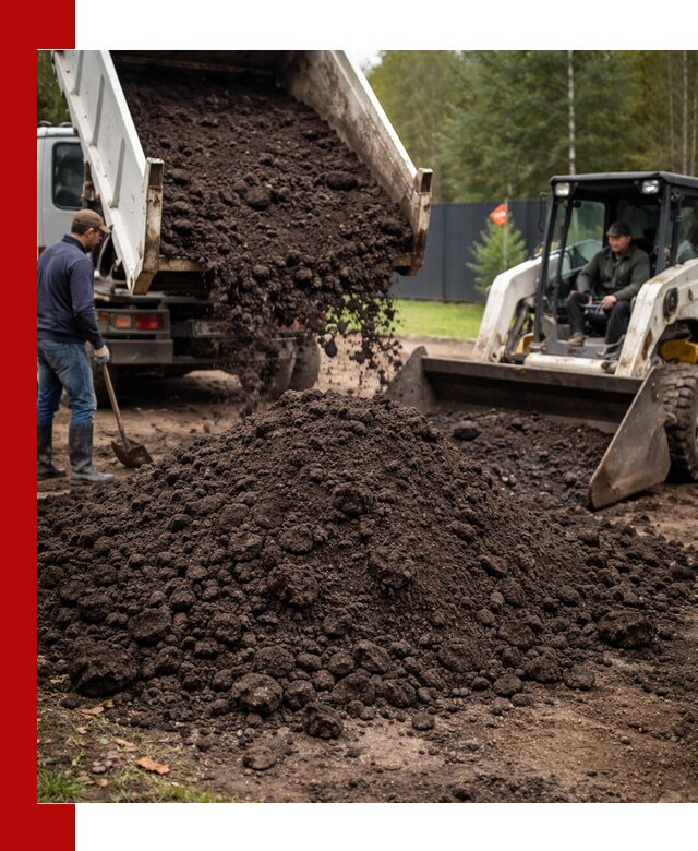 Плодородный грунт с доставкой в Брянске для садов и огородов
