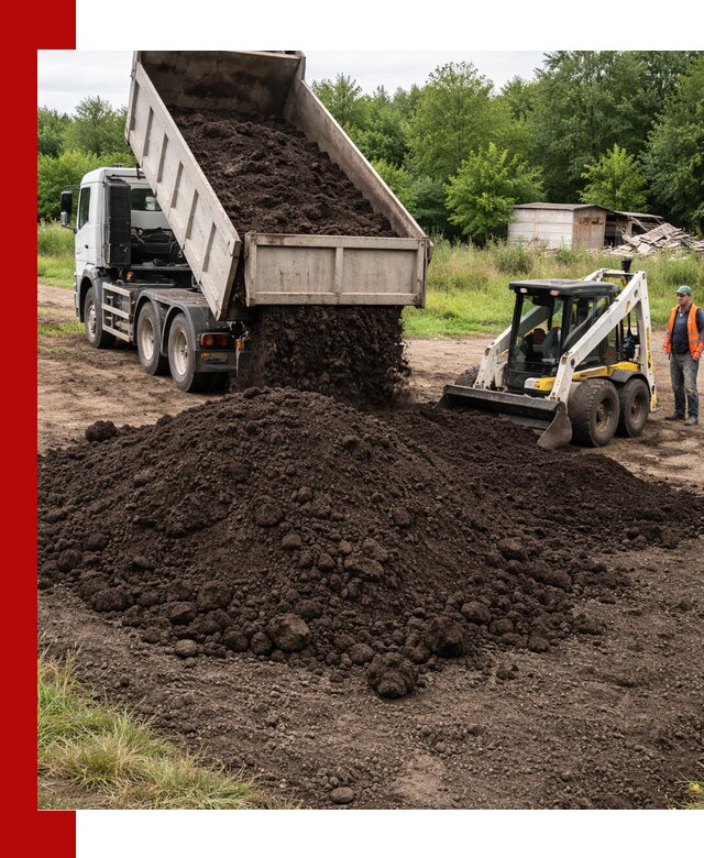 Поставка плодородной земли с доставкой самосвалом в Брянске