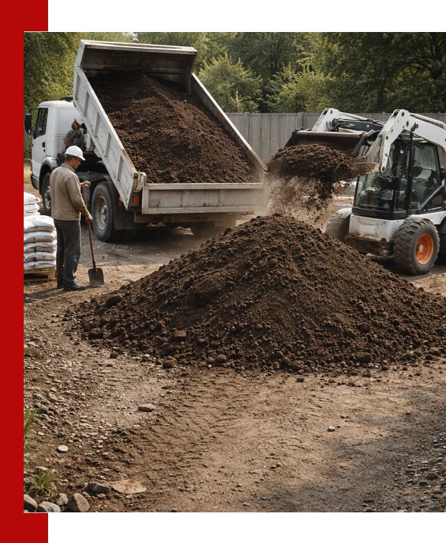Доставка растительного грунта в Брянске от производителя оптом и в розницу