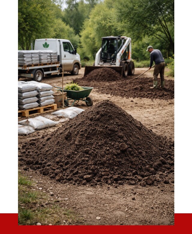 Грунт для озеленения с доставкой в Брянске от 1935 р. | ПРОНЕРУДБнк